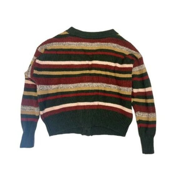 Marine Layer Robin Stripe Crop Cardigan - Picture 2 of 7